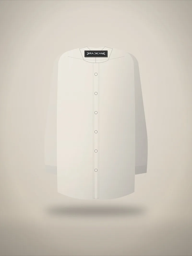 Kids' Oxford Shirt in Ivory