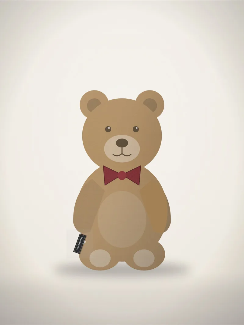 Bradicane Knit Bear in Camel