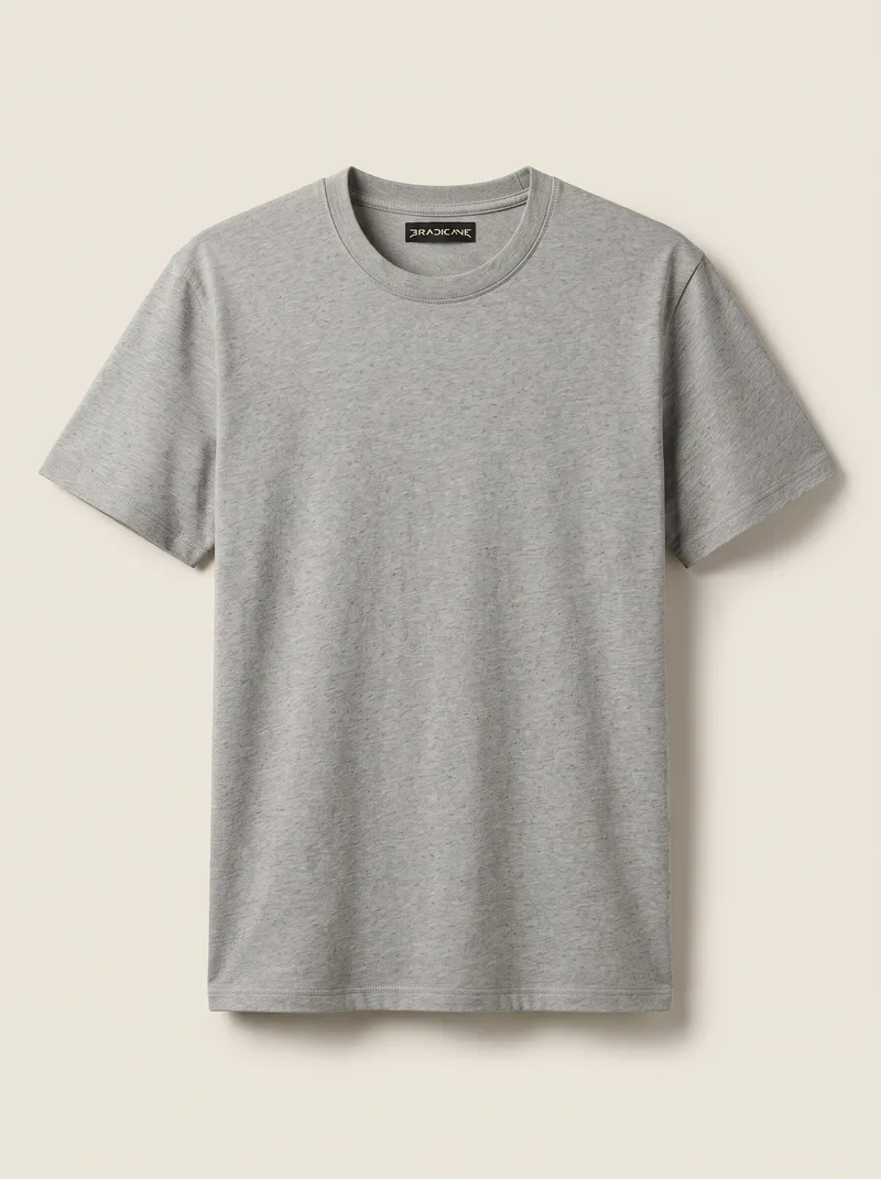 Essential T-Shirt in Grey Marl